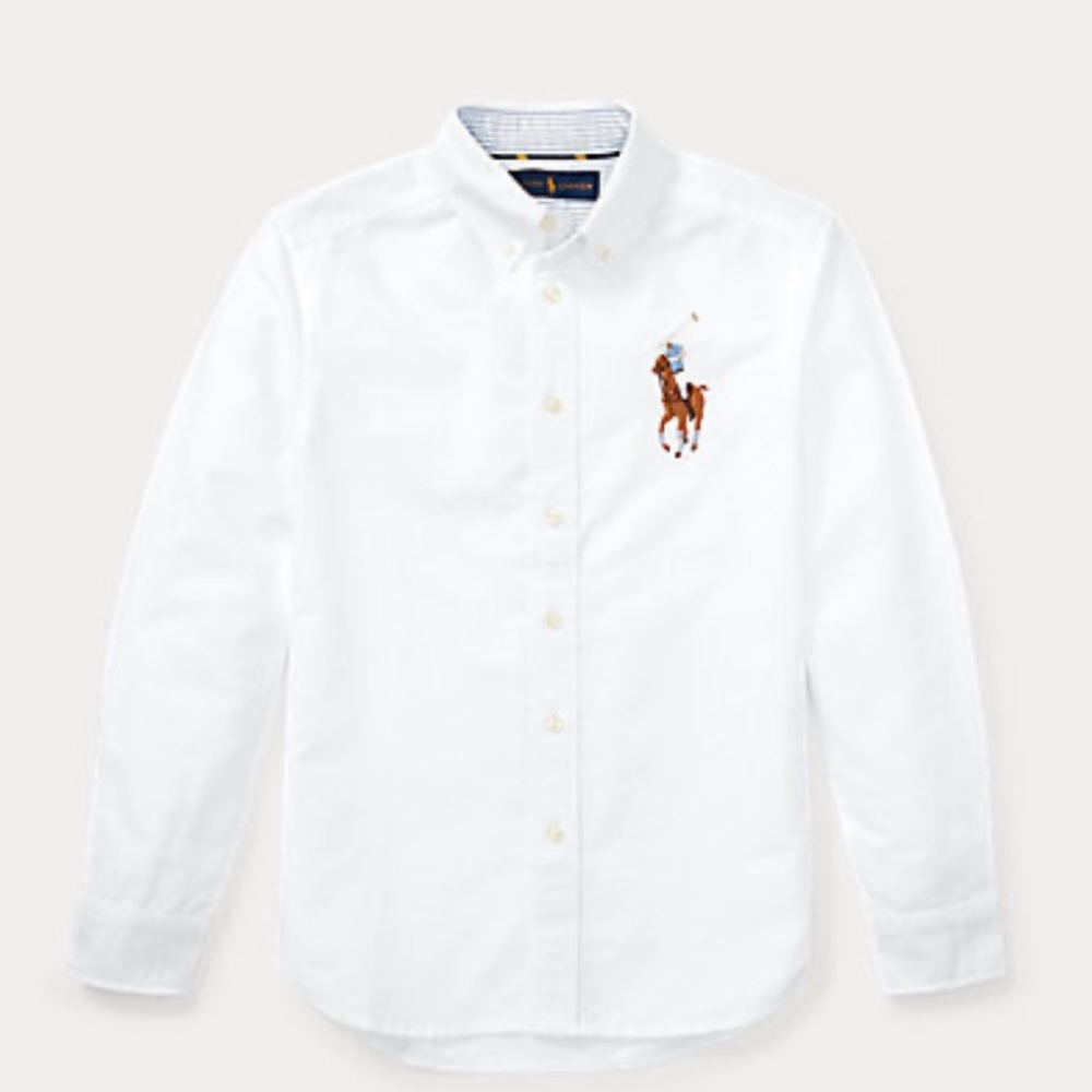 Ralph Lauren Cotton Oxford Shirt Size L